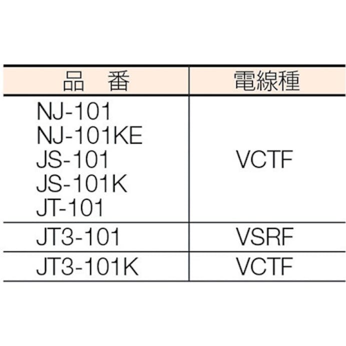 【CAINZ-DASH】ハタヤリミテッド ＮＪ－２型ボックスリール　単相１００Ｖ接地付　１０ｍ　アースチェック付 NJ-101KE【別送品】