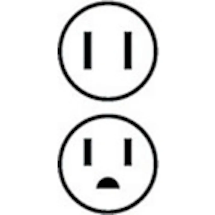 【CAINZ-DASH】ハタヤリミテッド 2P・2P接地付兼用 取替用スケルトンとび出しプラグ P2-3SE【別送品】