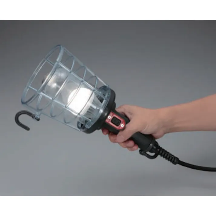 【CAINZ-DASH】ハタヤリミテッド 防雨型LEDケイ・ハンドランプ 7W電球形LEDランプクリップ付 5m LEW-5C【別送品】