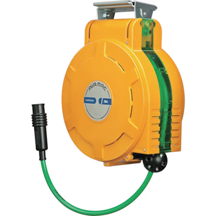 【CAINZ-DASH】ハタヤリミテッド 取付型自動巻取エアリール エヤーマックXL 標準ウレタンホース10×14 15m AXU-154【別送品】