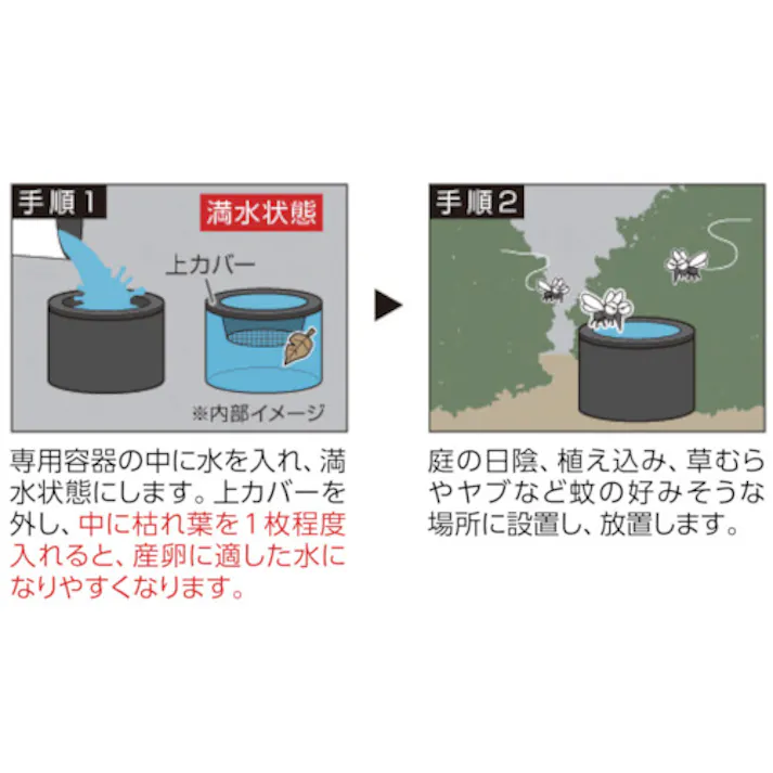 【CAINZ-DASH】ハタヤリミテッド ボウフラストッパー出ちゃい缶 スタンダードタイプ BD-2S【別送品】