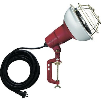 【CAINZ-DASH】ハタヤリミテッド 防雨型作業灯　リフレクターランプ５００Ｗ　１００Ｖ電線５ｍ　バイス付 RC-505【別送品】