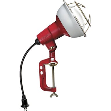 【CAINZ-DASH】ハタヤリミテッド 防雨型作業灯　リフレクターランプ２００Ｗ　１００Ｖ電線０．３ｍ　バイス付 RC-200【別送品】