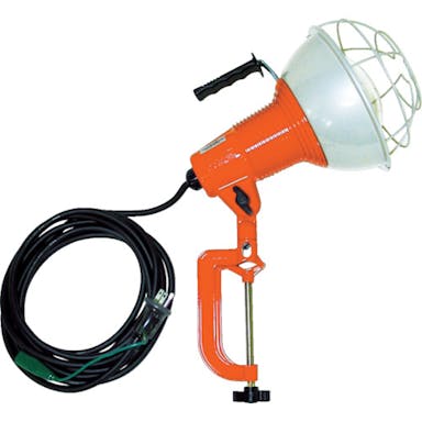 【CAINZ-DASH】ハタヤリミテッド 防雨型作業灯　リフレクターランプ２００Ｗ　１００Ｖ接地付５ｍ　バイス付 RG-205K【別送品】