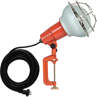 【CAINZ-DASH】ハタヤリミテッド 防雨型作業灯 リフレクターランプ500W 100V電線5m バイス付 RE-505【別送品】