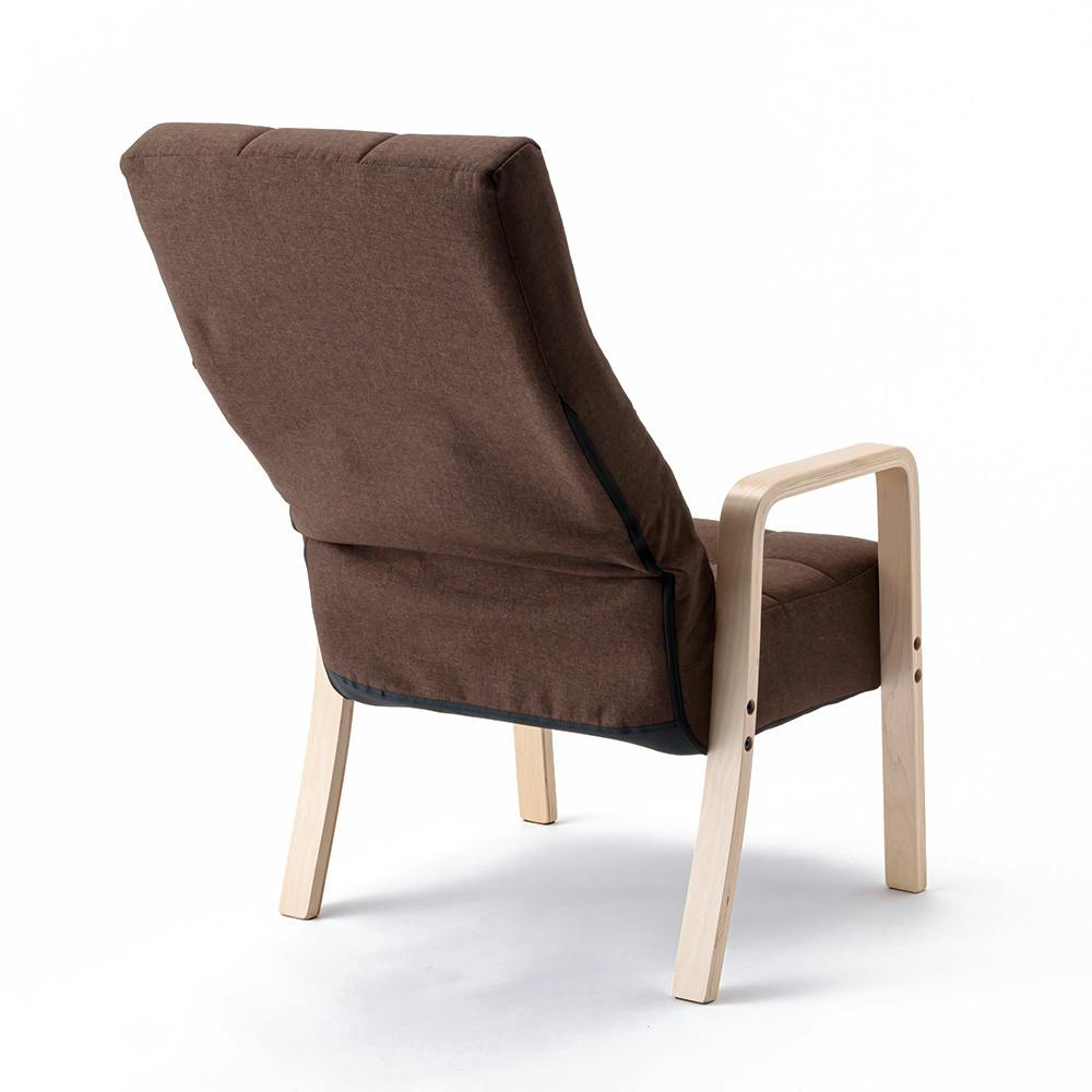 コイルスプリングが入った高座椅子 ブラウン | 座椅子・座椅子