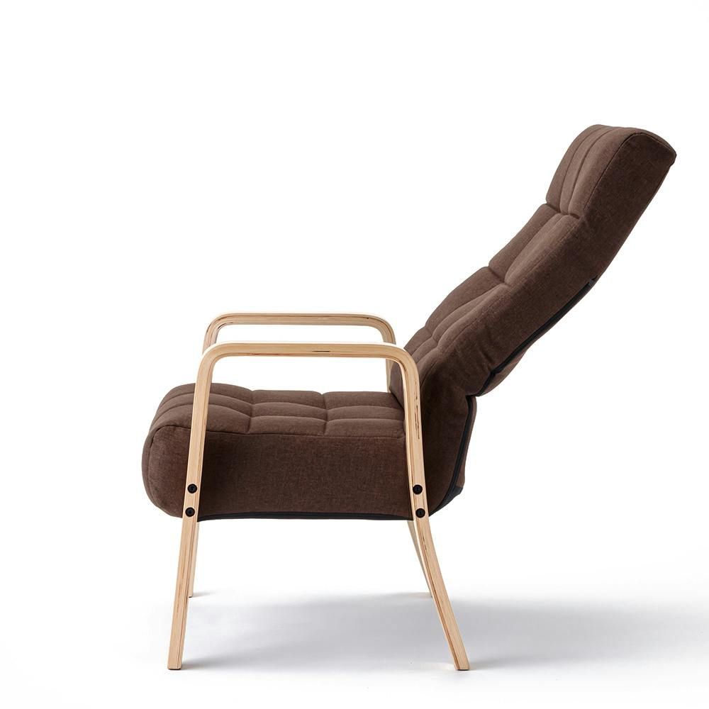 コイルスプリングが入った高座椅子 ブラウン | 座椅子・座椅子