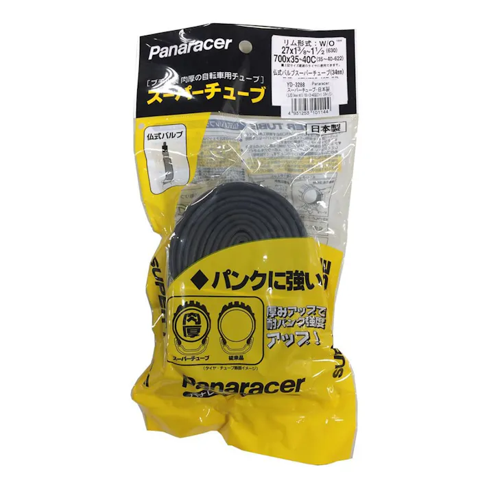 パナレーサー スーパーチューブJ 仏式 700×35 YD-3288(販売終了)