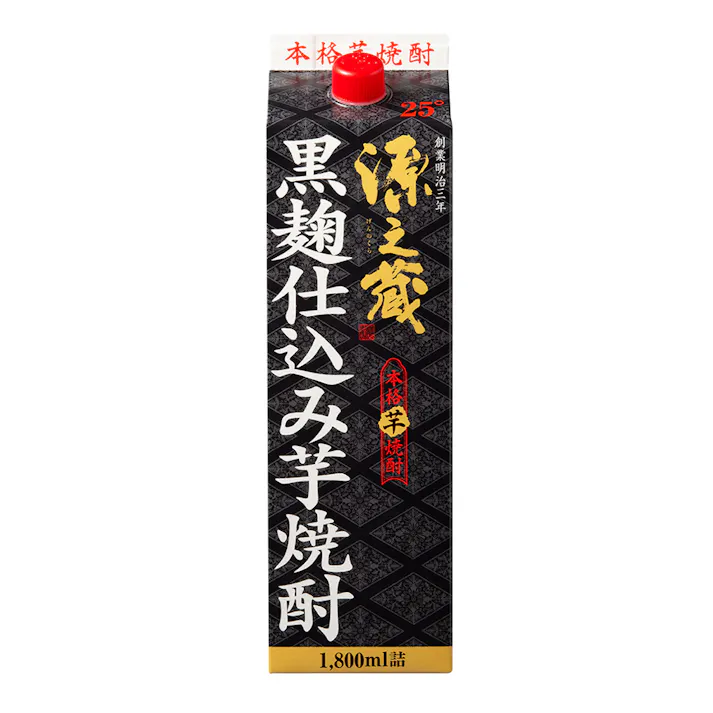 (鹿児島)岩川醸造 源之蔵 黒麹仕込み 1800ml【別送品】