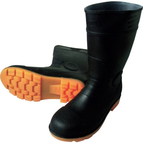 CAINZ-DASH】喜多 安全PVC長靴 KR7450 ブラック 25．0