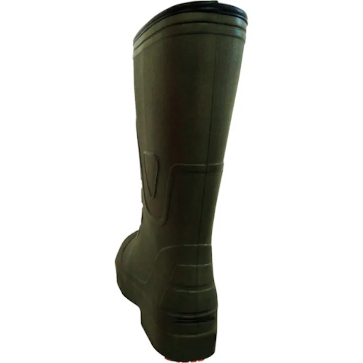 【CAINZ-DASH】喜多 柔らかいEVAラバー安全長靴 KR7030 グリーン XL(27.5~28.0) KR7030-GRE-XL【別送品】