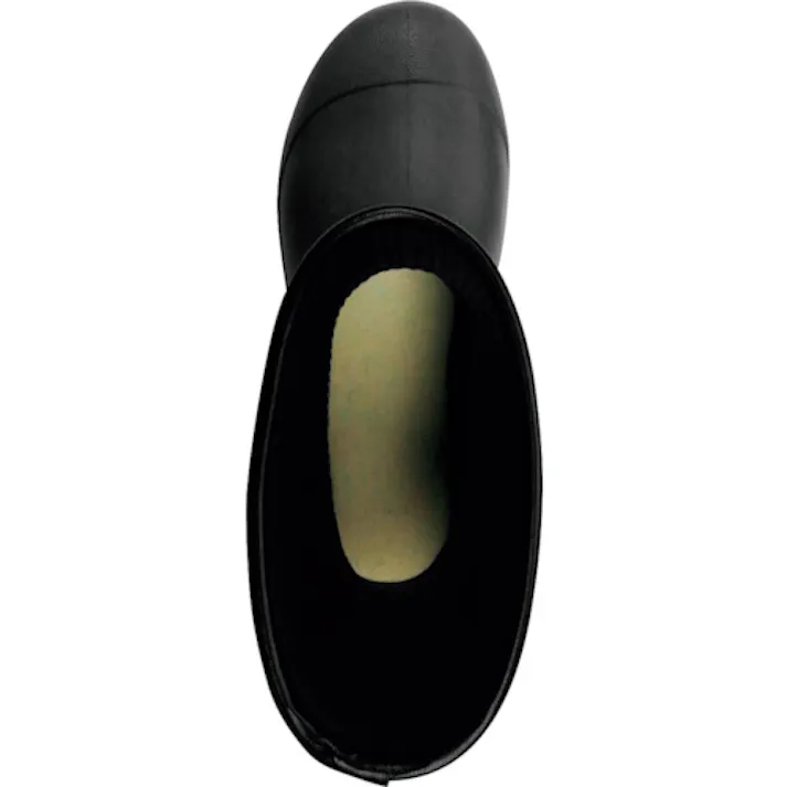 【CAINZ-DASH】喜多 柔らかいEVAラバー安全ショートブーツ KR7050 ブラック M(24.5~25.0) KR7050-BK-M【別送品】