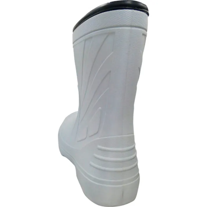 【CAINZ-DASH】喜多 柔らかいEVAラバー安全ショートブーツ KR7050 グレー L(25.5~26.0) KR7050-GRY-L【別送品】