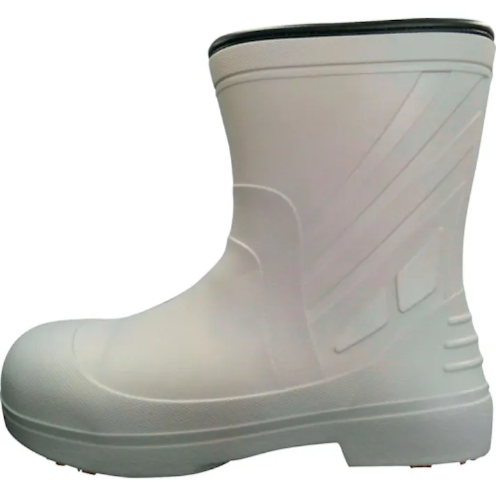 【CAINZ-DASH】喜多 柔らかいEVAラバー安全ショートブーツ KR7050 グレー LL(26.5~27.0) KR7050-GRY-LL【別送品】