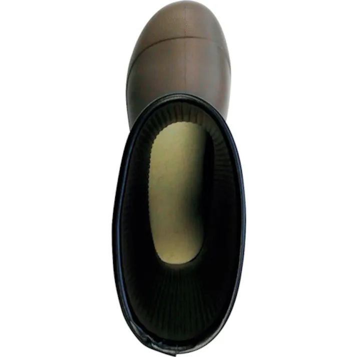 【CAINZ-DASH】喜多 柔らかいEVAラバー安全ショートブーツ KR7050 ブラウン LL(26.5~27.0) KR7050-BR-LL【別送品】