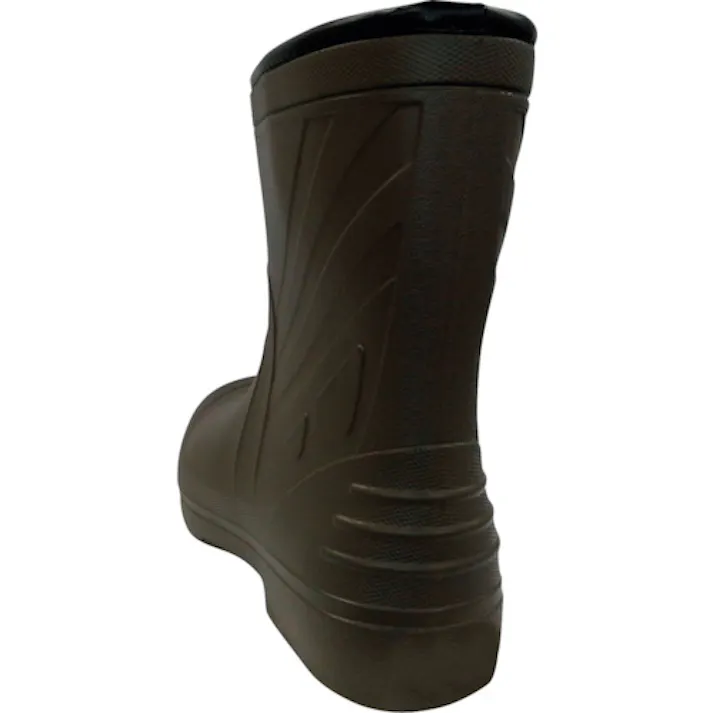 【CAINZ-DASH】喜多 柔らかいEVAラバー安全ショートブーツ KR7050 ブラウン XL(27.5~28.0) KR7050-BR-XL【別送品】