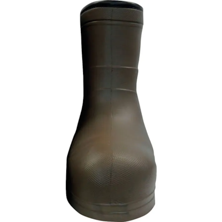 【CAINZ-DASH】喜多 柔らかいEVAラバー安全ショートブーツ KR7050 ブラウン XL(27.5~28.0) KR7050-BR-XL【別送品】