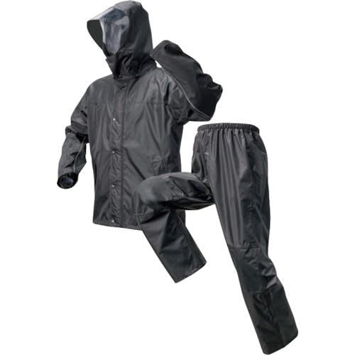 喜多 レッヂレイン ストレッチ透湿合羽 No2920 ブラック L NO2920-BK-L レインスーツ 喜多 レッヂレイン ストレッチ透湿合羽 No2920 ブラック L NO2920-BK-L レインスーツ