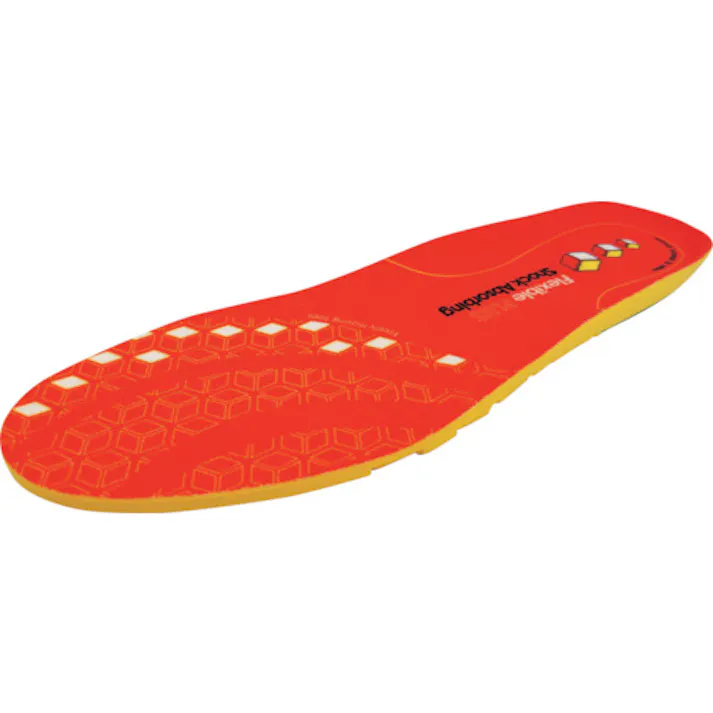 【CAINZ-DASH】喜多 フレキシブルプラスインソール No6940 オレンジ フリー(25.0~28.0) NO6940【別送品】