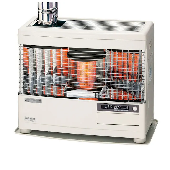 煙突式輻射ストーブ ホワイト KSH-7011RCB