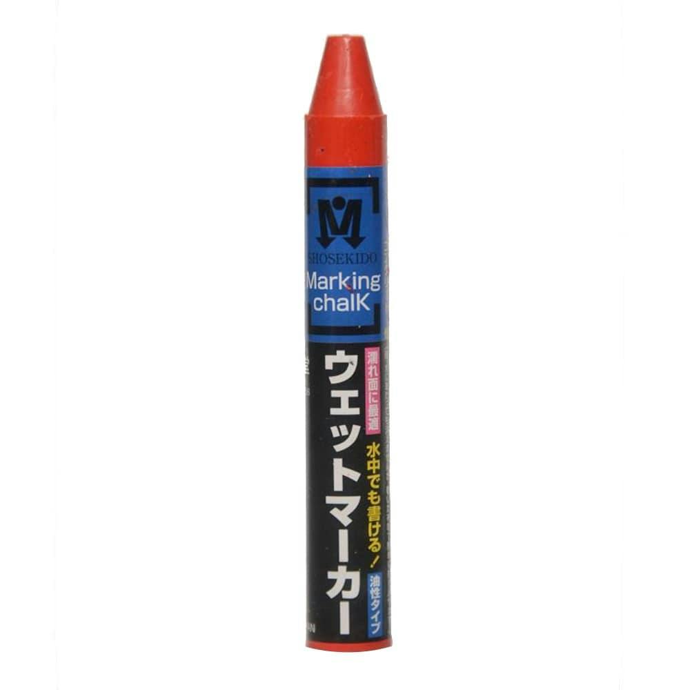 祥碩堂 スーパーウェットマーカー 赤 S15526 チョーク・基準出し 祥碩堂 スーパーウェットマーカー 赤 S15526 チョーク・基準出し