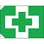 【CAINZ-DASH】日本緑十字社 安全衛生旗　７００×１０５０ｍｍ　布製 250013【別送品】