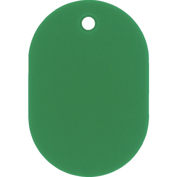 【CAINZ-DASH】日本緑十字社 小判札（無地札）　緑　６０×４０ｍｍ　スチロール樹脂 200022【別送品】