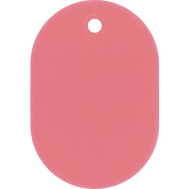【CAINZ-DASH】日本緑十字社 小判札（無地札）　ピンク　６０×４０ｍｍ　スチロール樹脂 200026【別送品】
