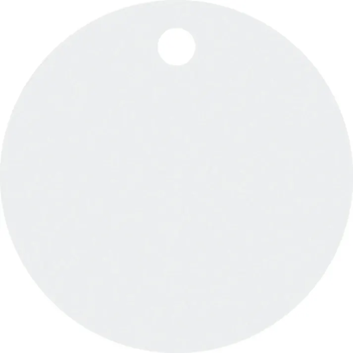 【CAINZ-DASH】日本緑十字社 ステンレス製丸札(無地札) シルバー ステンレス札-B 30mmΦ×0.8mm 10枚組 306012【別送品】