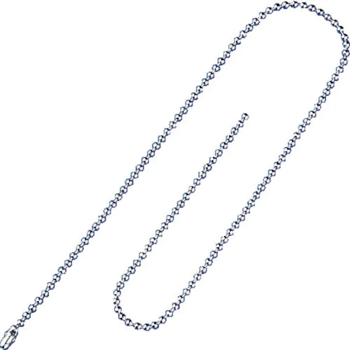 【CAINZ-DASH】日本緑十字社 ボールチェーン(玉鎖) 2.3Φ×400mm ステンレス製 10本組 170031【別送品】