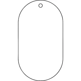 【CAINZ-DASH】日本緑十字社 バルブ表示札 白無地タイプ バルブ-200 90×50mm エンビ 169200【別送品】