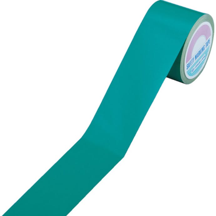 【CAINZ-DASH】日本緑十字社 ラインテープ（反射）　緑　反射－５０Ｇ　５０ｍｍ幅×１０ｍ　屋内用　ポリエステル 265012【別送品】