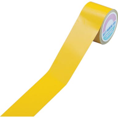 【CAINZ-DASH】日本緑十字社 ラインテープ（反射）　黄　反射－５０Ｙ　５０ｍｍ幅×１０ｍ　屋内用　ポリエステル 265013【別送品】