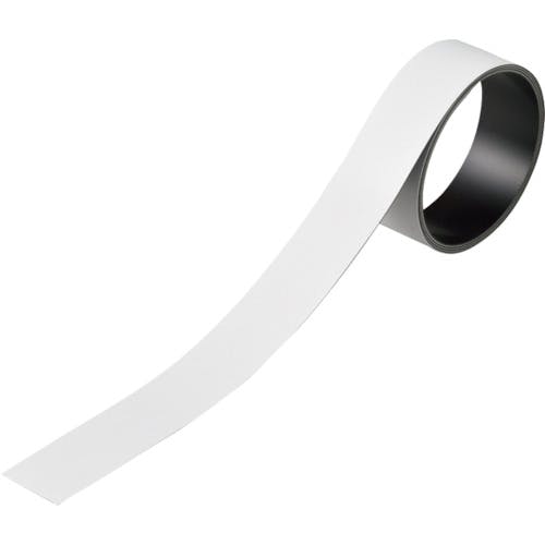 日本緑十字社 テープ状カラーマグネット 白 マグネ25W 25mm幅×1m×0.8mm 片面磁力 312041 カラーマグネット 日本緑十字社 テープ状カラーマグネット 白 マグネ25W 25mm幅×1m×0.8mm 片面磁力 312041 カラーマグネット