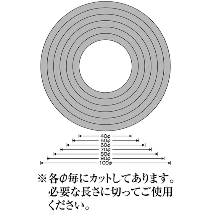 【CAINZ-DASH】日本緑十字社 マーキング用ステッカー(ゲージマーカーステッカー) 緑 マーキング-100G 内径40-90mmΦ 10枚組 PET 208501【別送品】