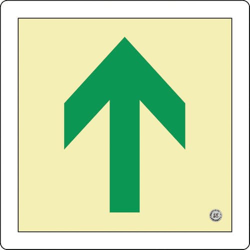 日本緑十字社 中輝度蓄光避難誘導標識 ↑矢印 床16 300×300mm 床用 消防認定品 070016 非常用標識 日本緑十字社 中輝度蓄光避難誘導標識 ↑矢印 床16 300×300mm 床用 消防認定品 070016 非常用標識