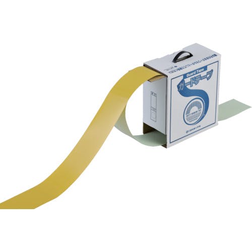 CAINZ-DASH】日本緑十字社 ガードテープ（ラインテープ） 黄 ＧＴ－１０１Ｙ １００ｍｍ幅×１００ｍ 屋内用 148133【別送品】  梱包用品 ホームセンター通販【カインズ】