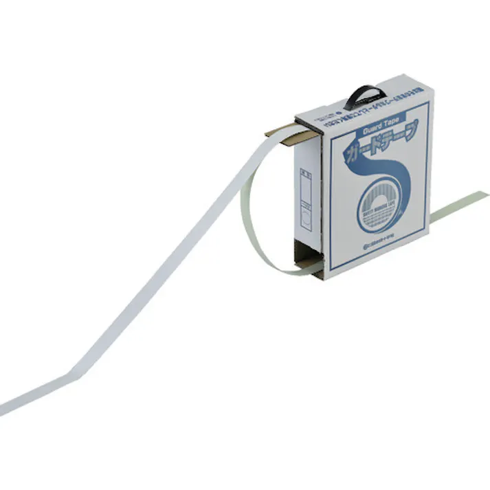 【CAINZ-DASH】日本緑十字社 ガードテープ(ラインテープ) 白 GT-251W 25mm幅×100m 屋内用 148011【別送品】