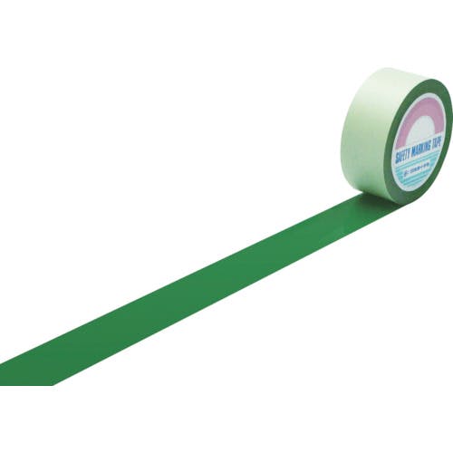 CAINZ-DASH】日本緑十字社 ガードテープ（ラインテープ） 緑 ＧＴ－５０１Ｇ ５０ｍｍ幅×１００ｍ 屋内用 148052【別送品】  梱包用品 ホームセンター通販【カインズ】
