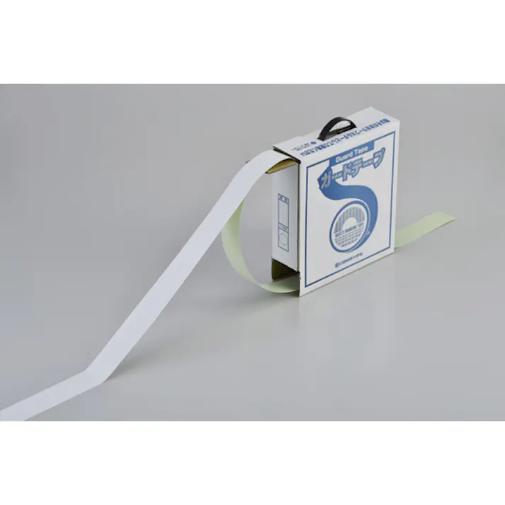 【CAINZ-DASH】日本緑十字社 ガードテープ(ラインテープ) 白 GT-501W 50mm幅×100m 屋内用 148051【別送品】