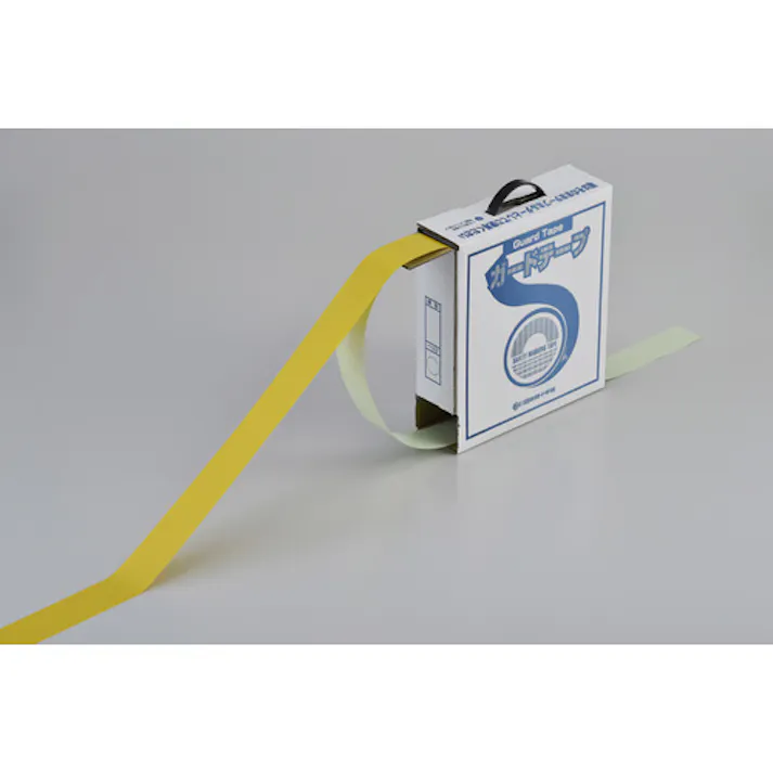 【CAINZ-DASH】日本緑十字社 ガードテープ(ラインテープ) 黄 GT-501Y 50mm幅×100m 屋内用 148053【別送品】