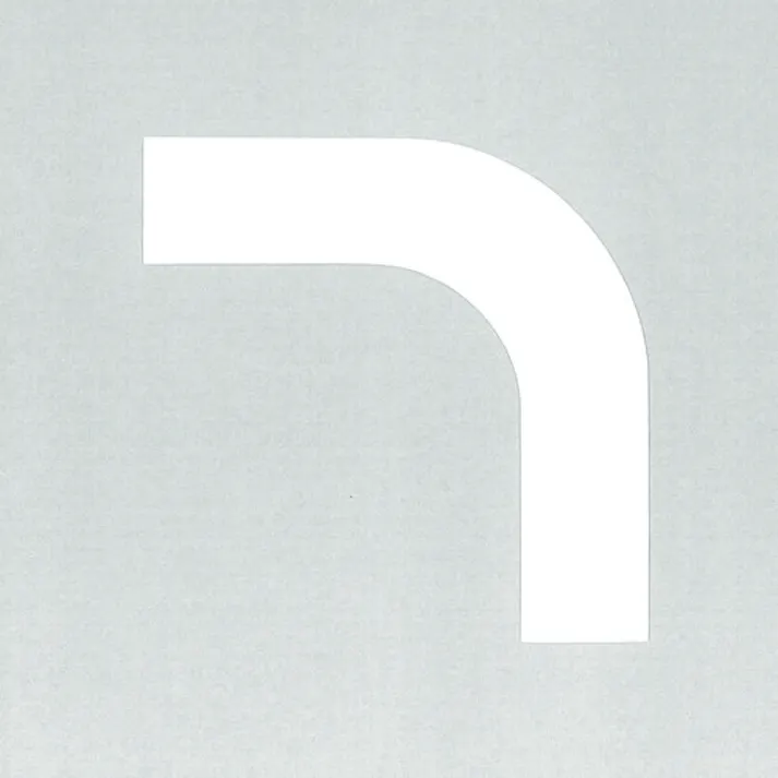 【CAINZ-DASH】日本緑十字社 コーナー用ガードテープ(25mm幅用) 白 GTL-25W 10枚組 屋内用 150011【別送品】