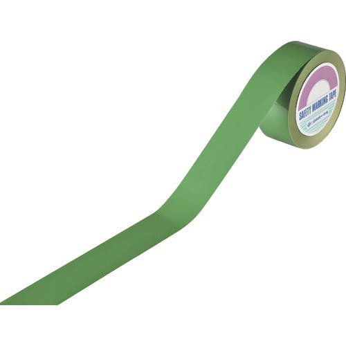 CAINZ-DASH】日本緑十字社 ガードテープ（ラインテープ） 緑 再剥離タイプ ＧＴＨ－５０１Ｇ ５０幅×１００ｍ 屋内用 149032【別送品】  梱包用品 ホームセンター通販【カインズ】