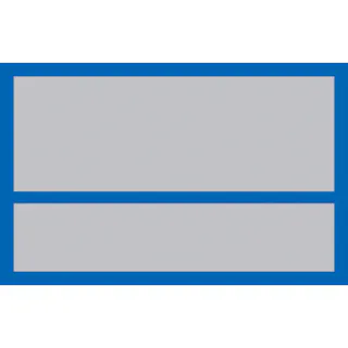 【CAINZ-DASH】日本緑十字社 ヘルメット用ステッカー 無地タイプ 32×50mm 10枚組 PET 233101【別送品】