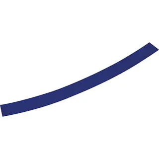 【CAINZ-DASH】日本緑十字社 ヘルメット用ステッカー 弓型ラインテープ(反射) 青 HLY-BL 20幅×260mm 10本組 235146【別送品】