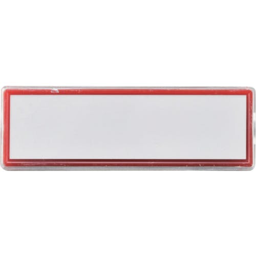 日本緑十字社 マグネット付きカードケース　赤　ＭＧＫ－８０Ｒ　２５×８０×８ｍｍ　台紙付　エンビ 314032 マグネット付ケース