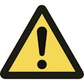 【CAINZ-DASH】日本緑十字社 ＰＬ警告ステッカー　！警告（注意・危険）　ＰＬ－１（大）　１００ｍｍ三角　１０枚組 201001【別送品】