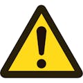 【CAINZ-DASH】日本緑十字社 ＰＬ警告ステッカー　！警告（注意・危険）　ＰＬ－１（中）　５０ｍｍ三角　１０枚組 202001【別送品】