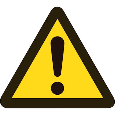 【CAINZ-DASH】日本緑十字社 ＰＬ警告ステッカー　！警告（注意・危険）　ＰＬ－１（小）　２５ｍｍ三角　１０枚組 203001【別送品】