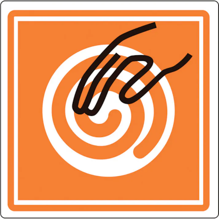 【CAINZ-DASH】日本緑十字社 PL警告ステッカー 回転体にふれるな PL-17(中) 50×50mm 10枚組 202017【別送品】